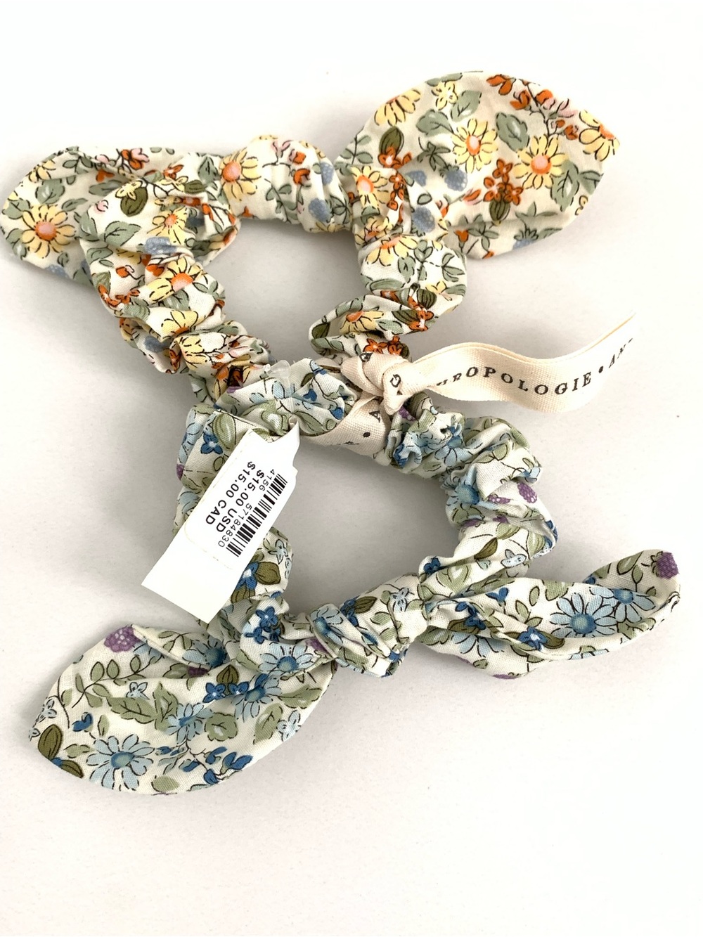 New ANTHROPOLOGIE Maude Ponytail Holder Set